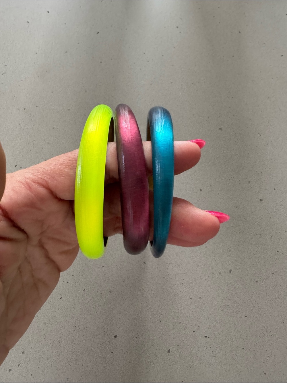 Alexis Bittar bracelets Neon Yellow, Magenta & Teal Women’s Bangle Set